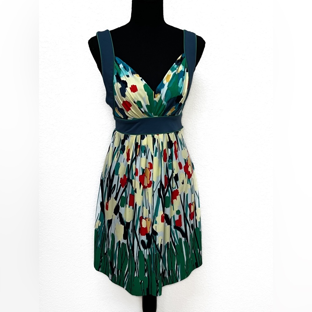 BCBGMAXAZRIA floral sun dress. Size XS